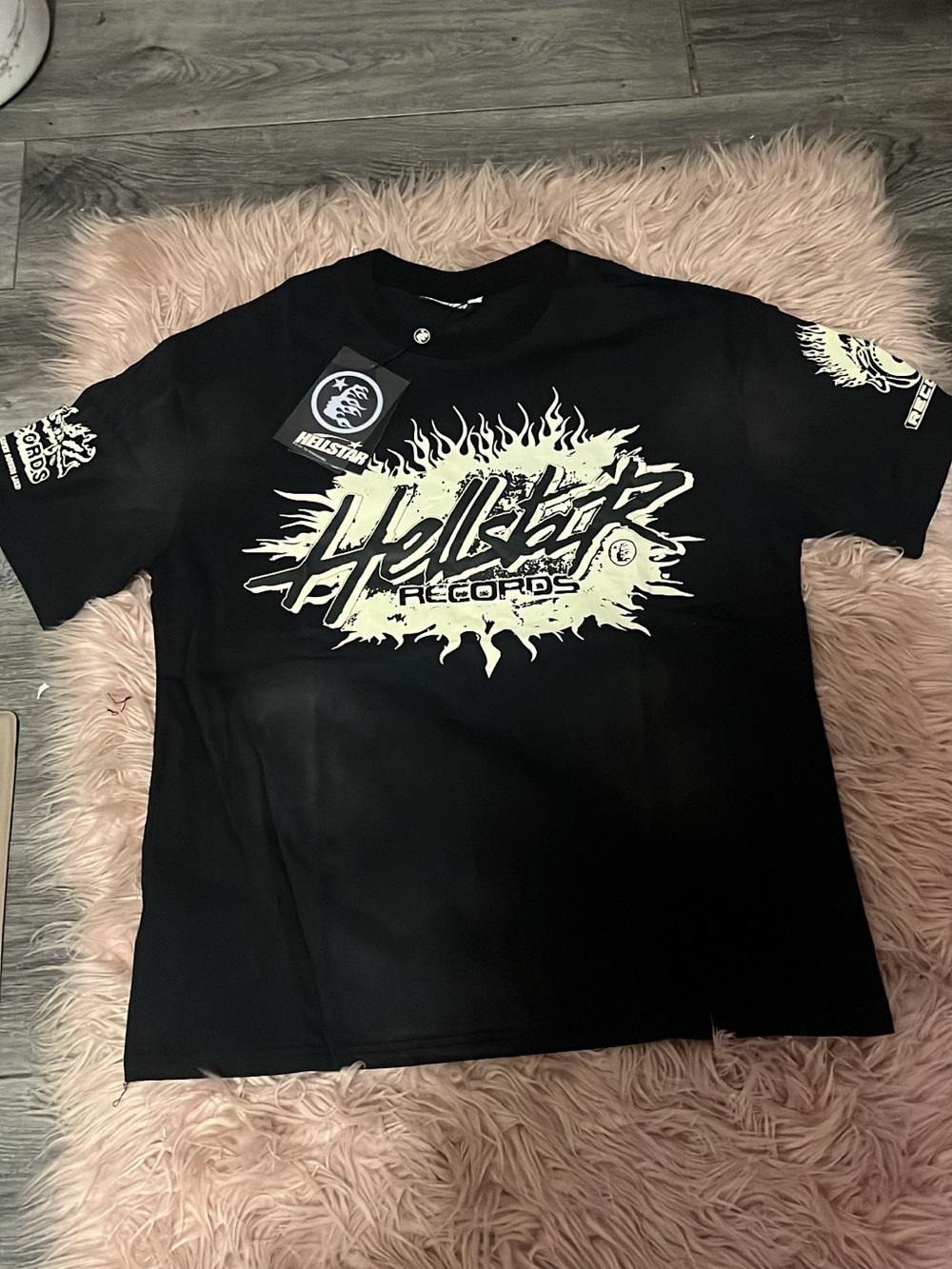 Hellstar Records Black Long-Sleeve Graphic Tee